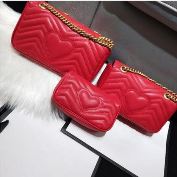

women marmont bag luxury handbags premium designer handbags soft genuine leather ladies shoulder bags heart v wave crossbody pattern