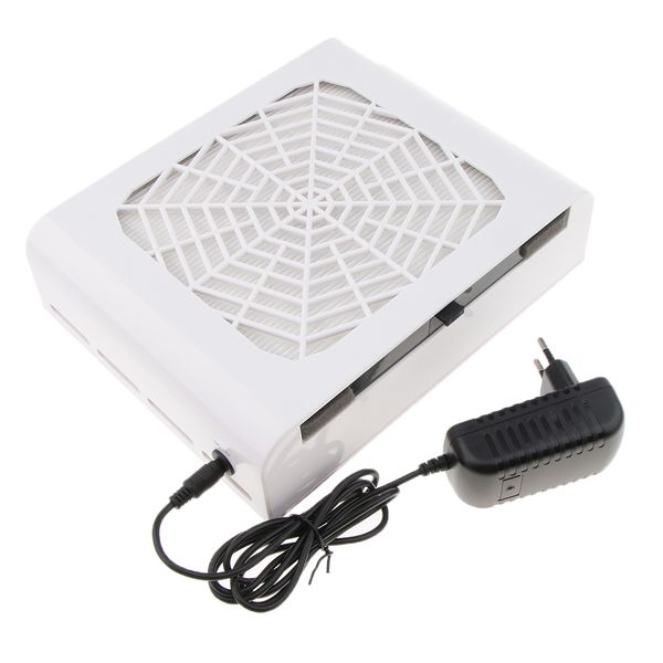 

48w nail dust collector vacuum cleaner suction filter dust collecting eu p, Silver;gold