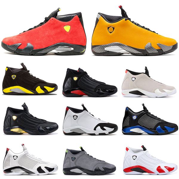 

2020 14 red suede reverse spm mens 14s basketball shoes women men designer wave runner jumpman baskets sports trainers sneakers, White;red