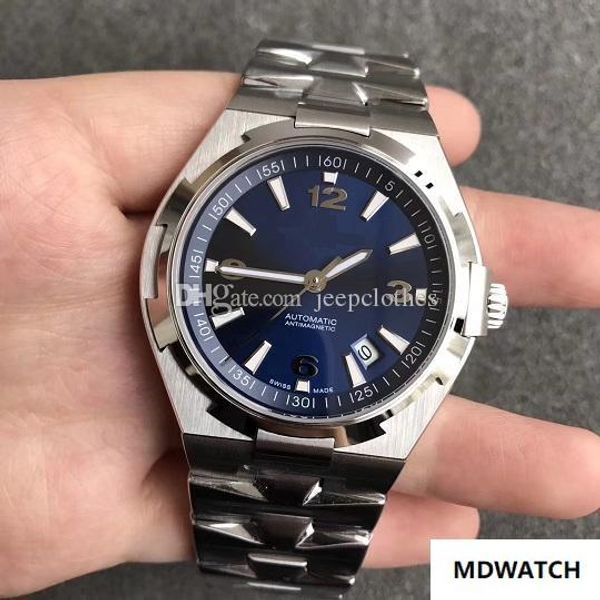 

42mm 47040 tainle teel bracelet miyota 9015 automatic mechanical apphire cry tal waterproof bu ine men watch wri twatch