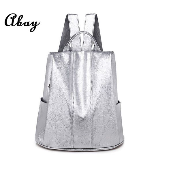 

2019 sleek minimalist backpack women's waterproof backpack women's large-capacity student bag girls brand anti-theft travel bag