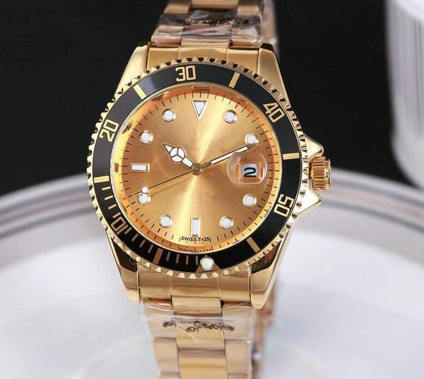 

Новые Мужские Часы 18 К Золотые Часы 40 ММ Серии Высокого Качества Автоматическое Д