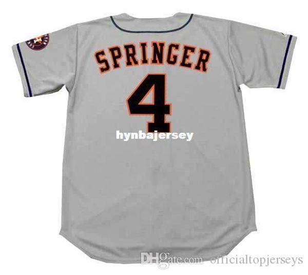 

custom george springer houston stitched majestic away baseball jersey retro mens jerseys running, Black;blue