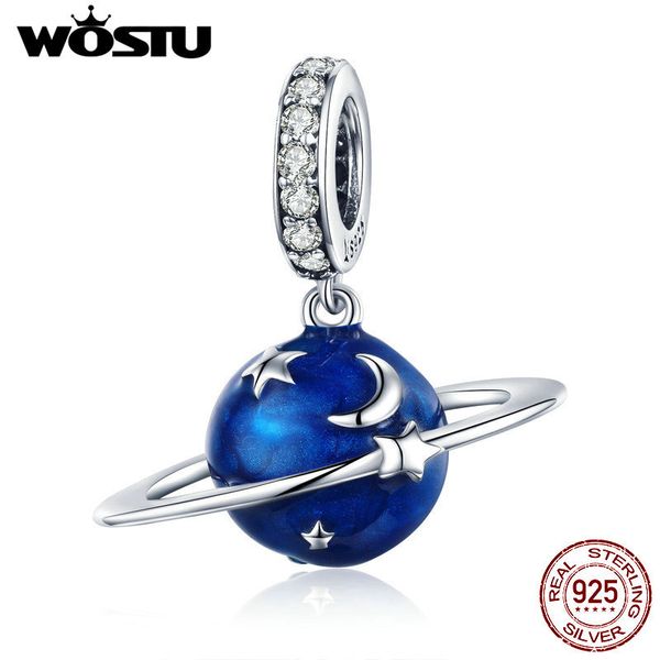 

wostu топ продажа 925 sterling silver shiny star не круглые бусины шарма приспосабливать браслет ожерелье оригинальный подарок ювелирных изд, Bronze;silver