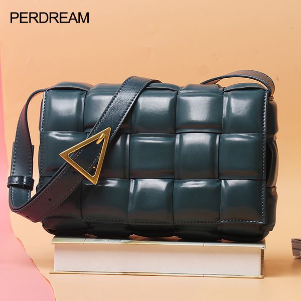 

pillow woven female bag leather 2020 summer trend fashion european and american temperament crossbody shoulder bag