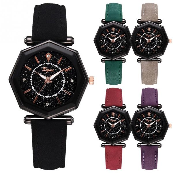 

lvpai simple pu strap alloy case women lady watch irregular dial quartz wristwatch, Slivery;brown
