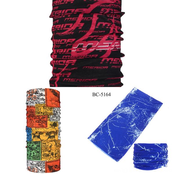 

omazt 3d ring neck skull bicycle fishing scarf bandanas shield face mask headband bandana headwear sport scarf bicycle balaclava, Black