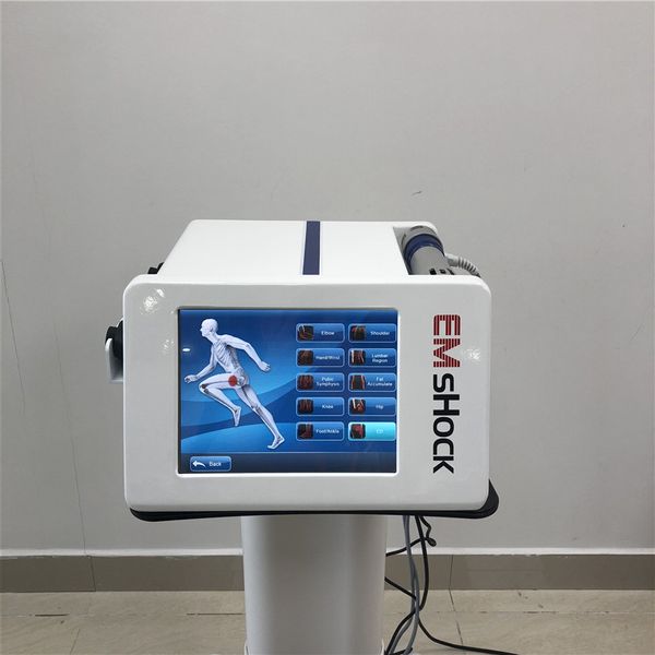 Máquina EMS de estimulador muscular elétrico profissional para crescimento muscular de recuperação de recuperação de recuperação de força/ terapia de ondas de choque para redução de gordura