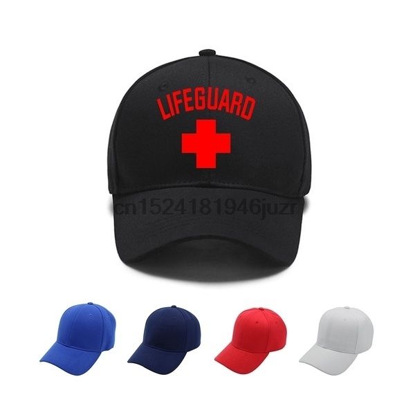 

white lifeguard leisure baseball cap bone hat adjustable sports hat cap, Blue;gray