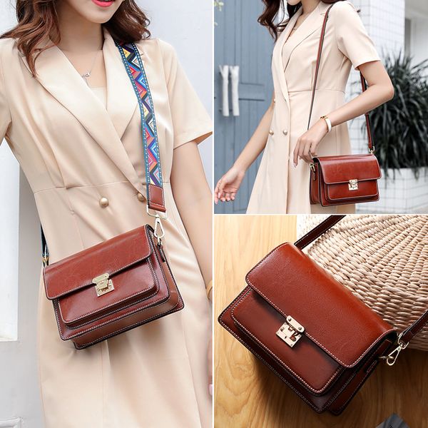 

ladies shoulder bag 2020 new fashion messenger bag leather shoulder summer ladies small square