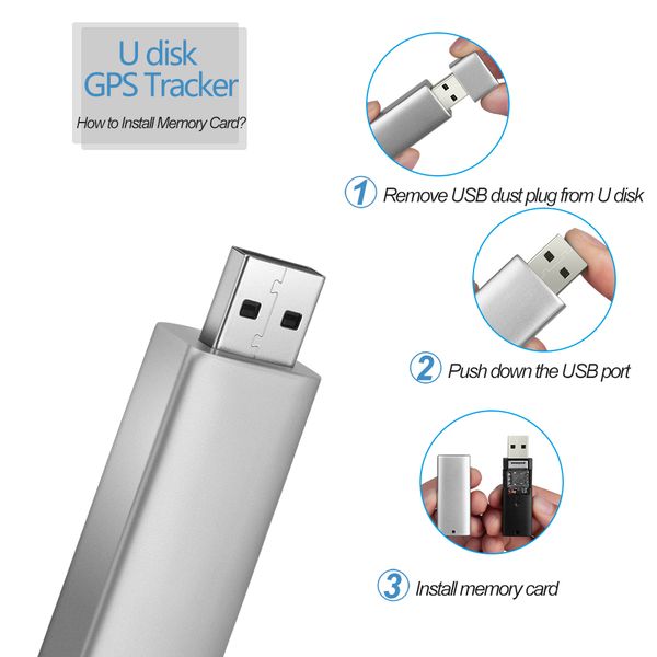 

chonchow 60*25mm mini usb tracking lbs gsm tracker with microphone tf card voice recorder real time listening gps