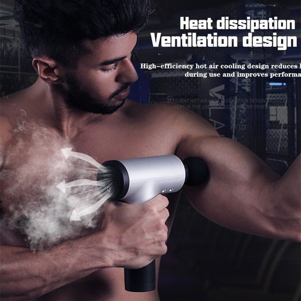 

massage gun muscle relaxation massager vibration noise reduction design brushless motor fitness equipment for male female xa21t