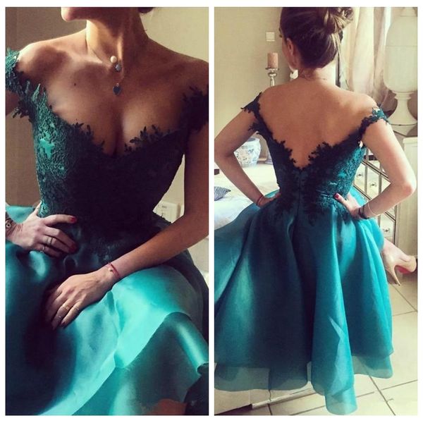 

off shoulder lace appliques short homecoming dresses 2019 junior graduations party gowns customized vestidos de soiree cheap, Blue;pink