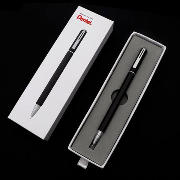 

pentel fast-drying neutral pen bln665d metal pen for business signature office low-gravity gift box 0.5mm