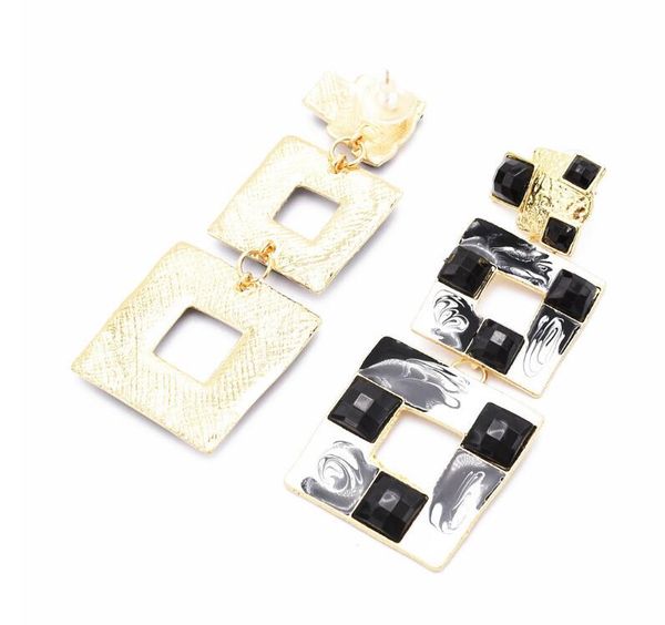 

new fashion 8 word earrings europe and the united states popular street shoot creative diamond earrings digital letter earrings wholesale x0, Silver