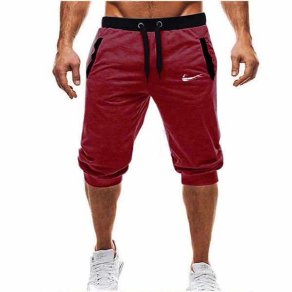 

2018 new ummer brand men jogger porting thin hort men black bodybuilding hort pant male fitne gym hort for workout