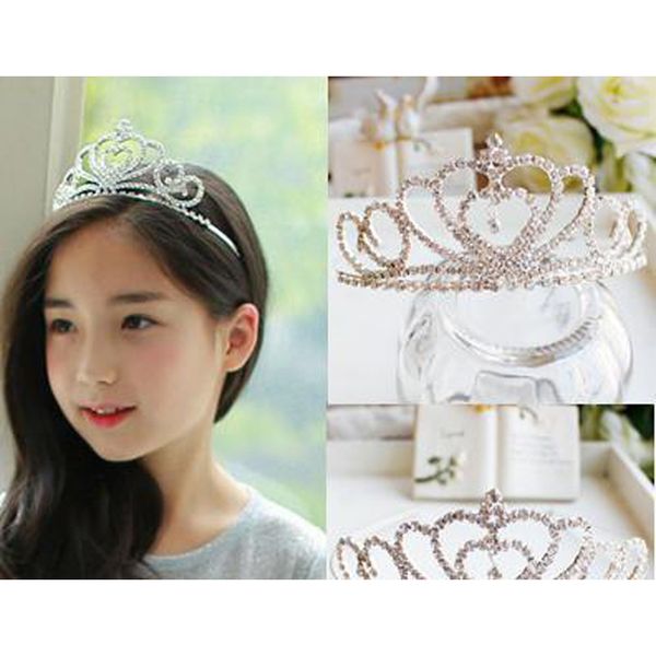 

valentine's day princess crown bride pageant crowns hair comb ornaments jewelry queen diadem wedding bride king headband, Golden;white