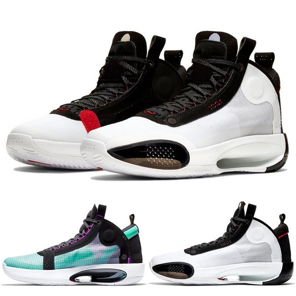 

xxxiv 34 blue void eclipse 34s mens basketball shoes green glow black flight trainers sneakers sports baskets des chaussures zapatos