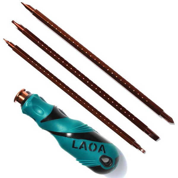 

laoa s2 screwdriver philips straight screwdriver flexible double use household with magnetism