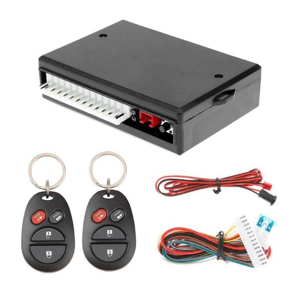 

universal car alarm system remote central kit auto central locking door lock keyless entry system vh13p w/ remote control new