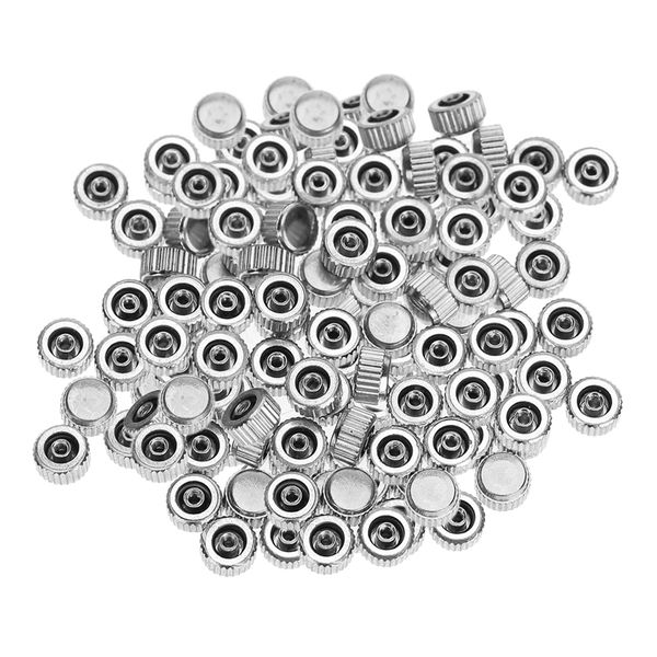 

100pcs waterproof watch crowns quartz watch repairs part watchmakers silver, Bronze;slivery