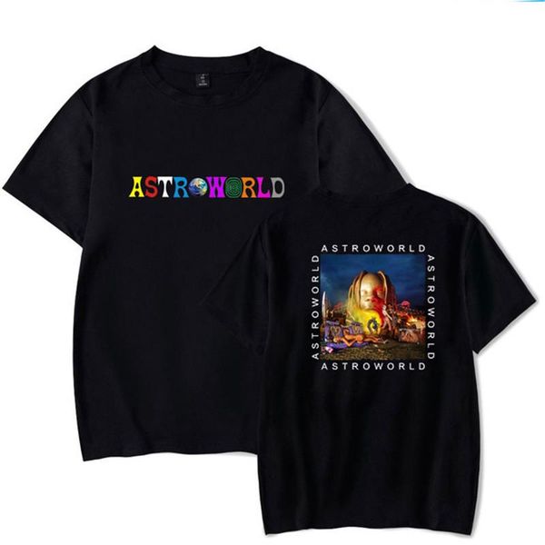 

designer tshirts fashion loose letter print short sleeve mens tees casual males clothing astroworld mens, White;black