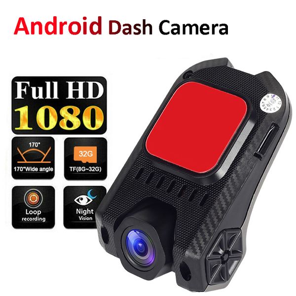 

andorid usb car dvr dash camera adas 1080p full hd driving recorder night vision loop recording g-sensor 170Â° wide angle dashcam