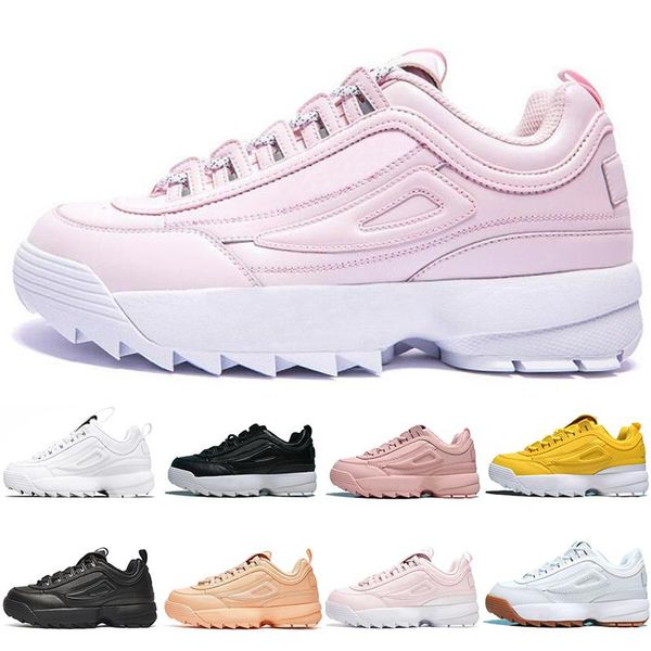 

2019 new designer disruptors triple white black pink women men special section sports sneaker increased jogging running shoes