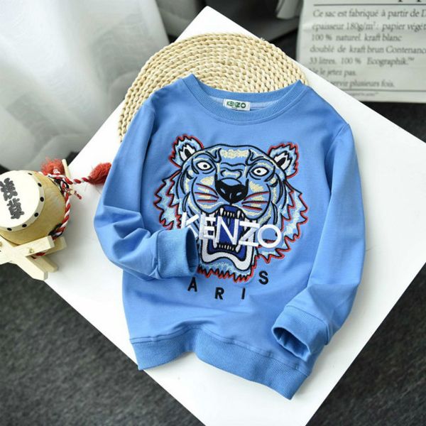 

children designer sweatshirts brand hoodie boys girls luxury letters embroidery with pattern sweatshirts child designer quality, Black