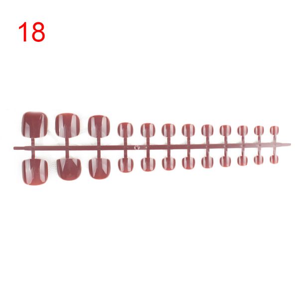 

3 set diy solid colors toe nails acrylic false toes art fake toenails tips mdf, Red;gold