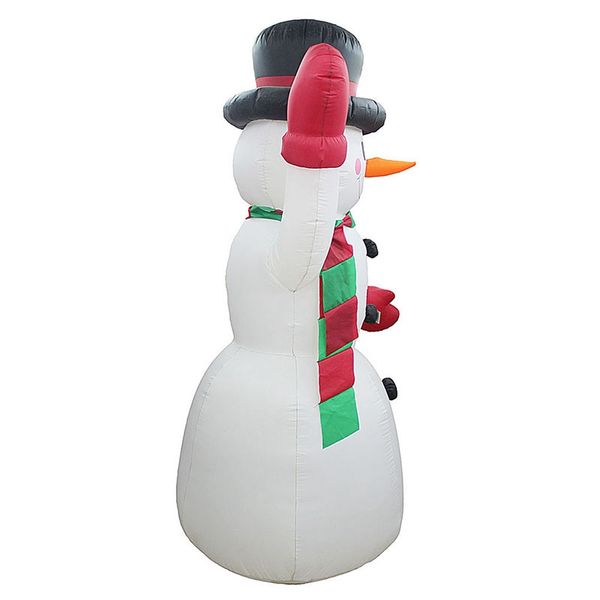 

2.4m led air inflatable snowman with blower garden outdoor ls layout christmas decor figure kids classic toys