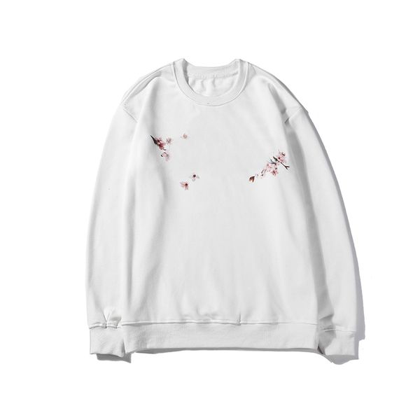 

designer men luxury hoodie basketball wearing brand simple flower pattern with character platform size from m to 2xl two color, Black