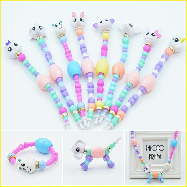 

Twisty животное Животное Единорог Браслеты Волшебные Трюки DIY Волшебные Браслеты Ши