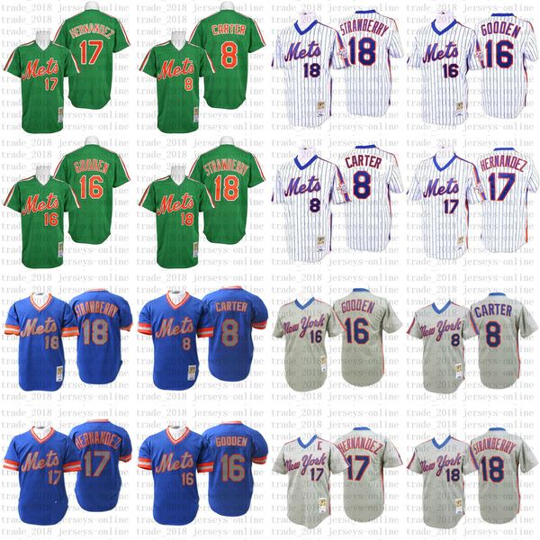 

new throwback york mets blue 1983 gary carter darryl strawberry keith hernandez dwight gooden jersey , men's mitchell and ness 06, Blue;black