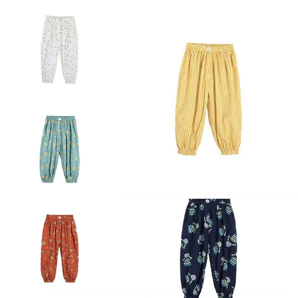 

yibangren 2020 girls western-style mosquito-proof lantern anti-mosquito anti-mosquito pants baby summer lantern pants children, Blue