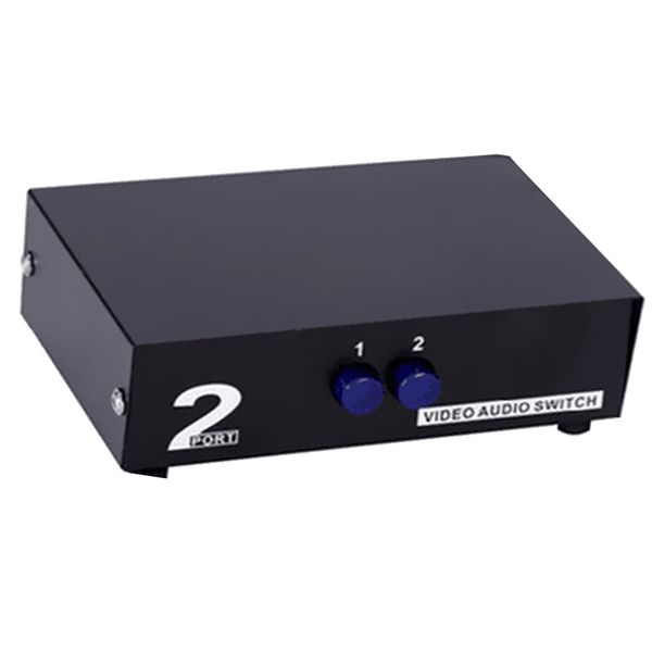 

2 way 3-rca audio video av switch