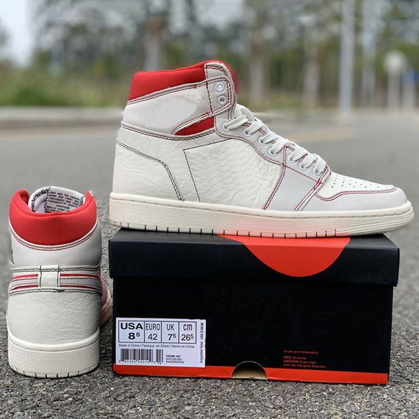 

2019 1s High OG SailRed баскетбол обувь 1s мужские женщины верхняя кожа высокое качество отк