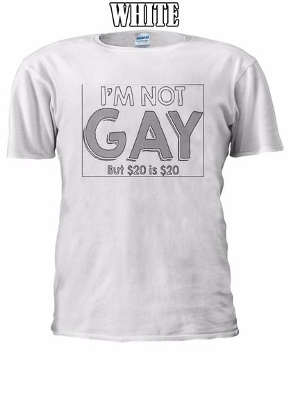 I/'m Not Gay But $20 is $20 T-shirt Vest Tank Top Men Women Unisex 2563