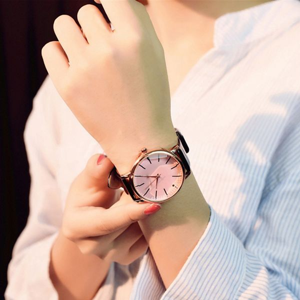 

fabala big dial alloy pointer wrist watch watch casual waterproof quartz business round case 6 types, Slivery;brown