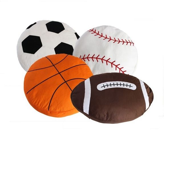 Simulation Basketball Football Baseball Pillow Sofa Cushion Nap