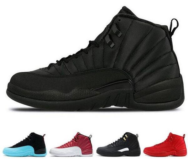 

new winterized 12 pe michigan black wntr suede 12s mens basketball shoes sneakers gs hyper lemonade designer jumpman trainers zapatos
