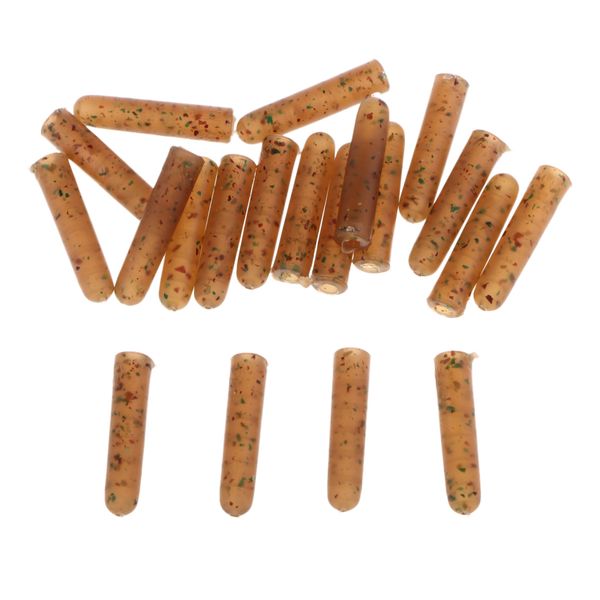 

20pcs soft rubber buffer beads knot protector beads carp fishing tackle 1inch