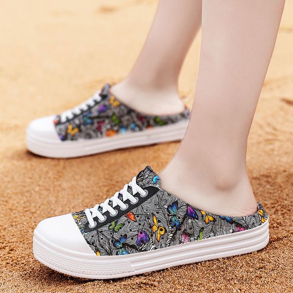 

women summer comfortable sandals slip-on flat sandals platform sandalias mujer 2020 female wedge heels shoes flip flop nvlx25, Black