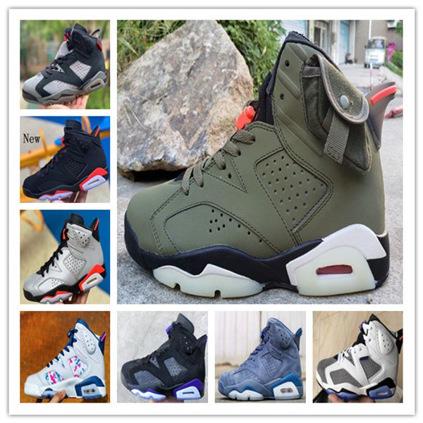 

6s mens basketball shoes obsidian blue social status 3m reflective bugs bunny black infrared flint tie-dye oil painting mens sports sneaker