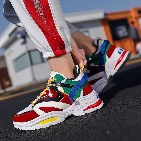 

high running sport spring autumn breathable men sneakers comfortable lace-up jogging walking athletic footwear outdoor shoes