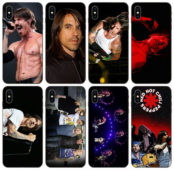 

[tongtrade] comics manga caricature red chili peppers anthony kiedis case for iphone 11 pro max x xs xr 8s 7 6 plus huawei mate 8 9 case