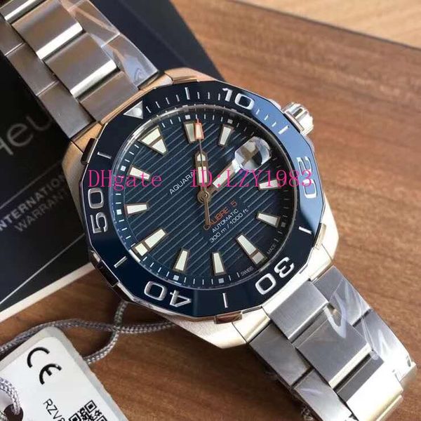 

Luxury men's Stainless steel drawing process fully automatic diving watches