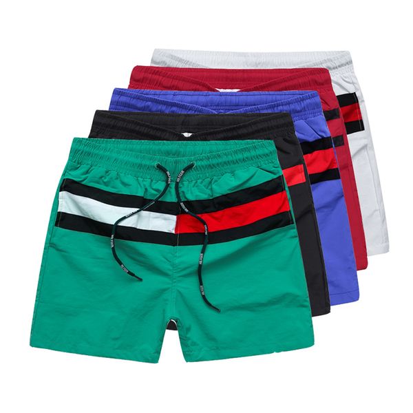 

2020 men's beach men's summer swimming shorts beach pants tomi brand quick-drying swimming men's running shorts surfing, White;black