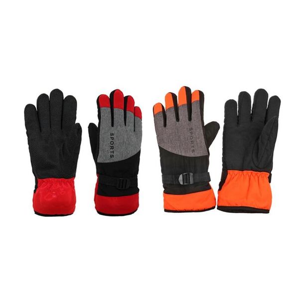 

winter skiing glove outdoor thicken fleece motorcycle riding gloves