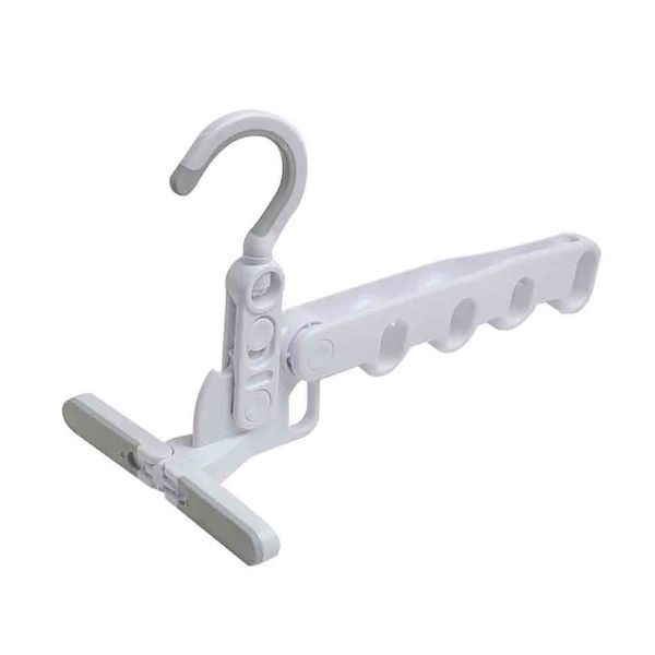 

multi-function travel 5 hole folding hangers wall-mounted travel drying rack white hole folding hanger storage organizer